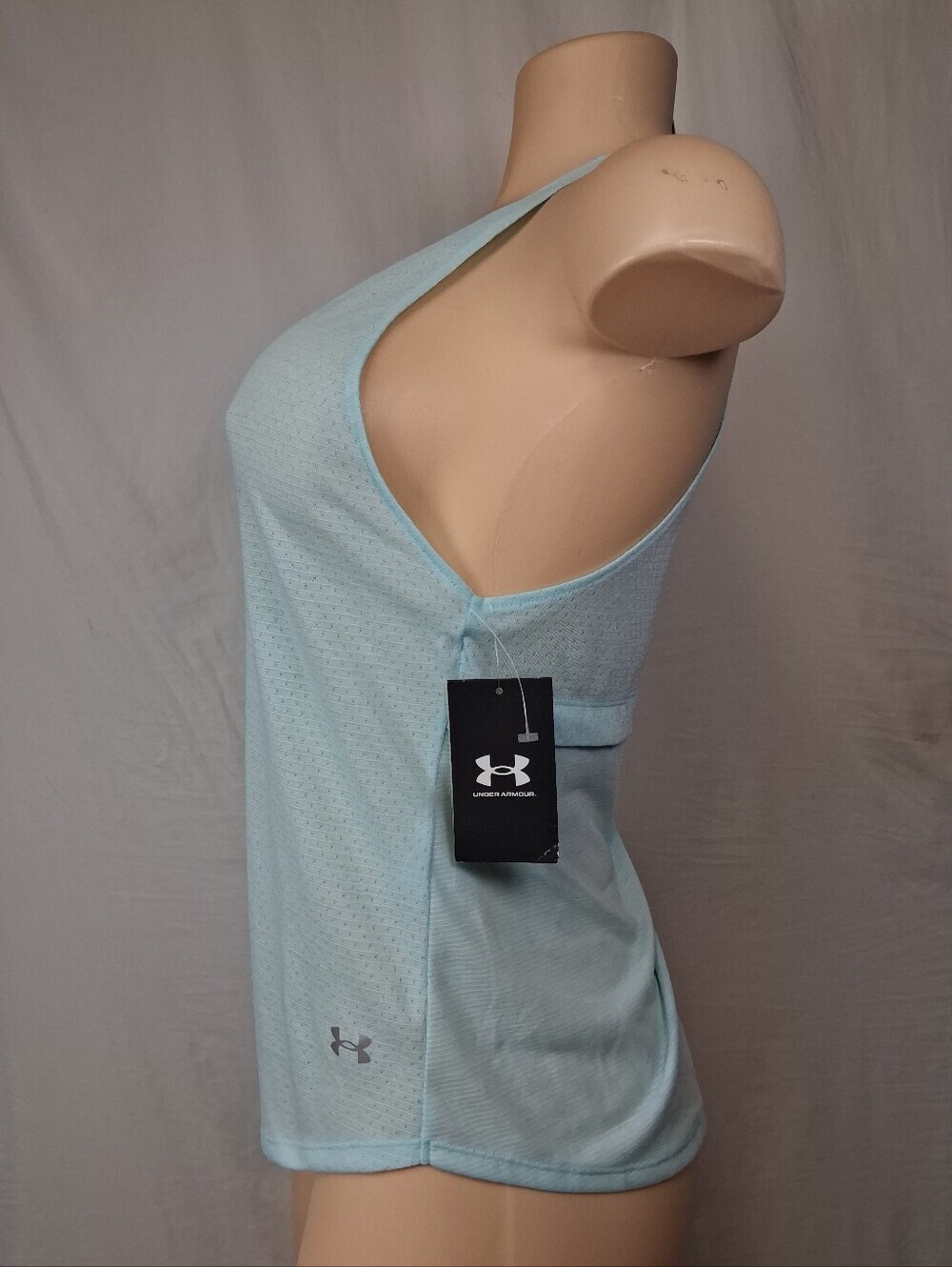 Under Armour Light Blue Performance Halter Tank - Picture 16 of 17